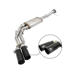 Układ Wydechowy Vulcan Series 3 IN 304 Stainless Steel Cat-Back Exhaust System w/ Black Tip | Ford F-150 | 2.7 | 3.5 | 5.0 | 2015-2020